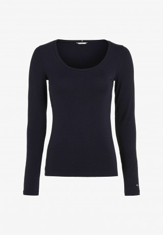 Tommy Hilfiger LANGARM Long sleeved top marine LONG SLEEVE Топ с длинными рукавами морской