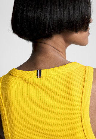 Tommy Hilfiger SLIM TANK Top vivid yellow SLIM TANK Верх ярко-желтый