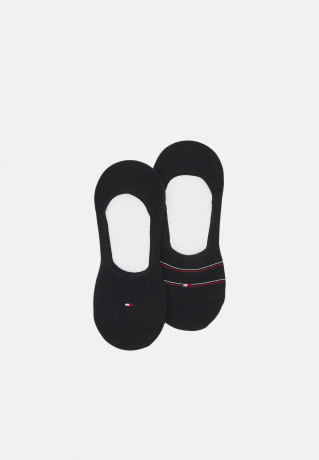 Tommy Hilfiger FOOTIE PREPPY 2 PACK Trainer socks black FOOTIE PREPPY 2 PACK Спортивные носки черный