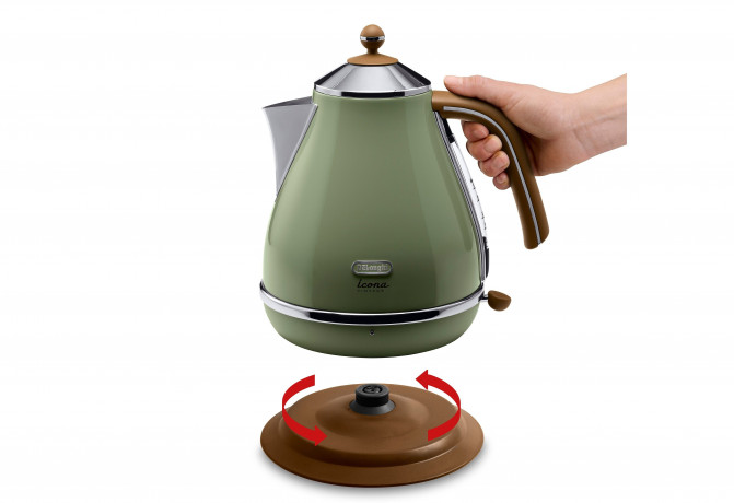 De'Longhi De'Longhi Wasserkocher KBOV2001.GR, 1,7 l, 2000 W  Чайник De&#39;Longhi KBOV2001.GR, 1,7 л, 2000 Вт