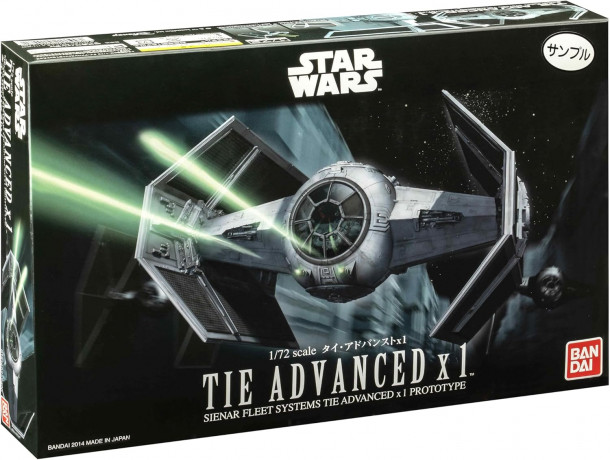 Revell Bandai Tie Advanced масштаб 1:72, 55 деталей
