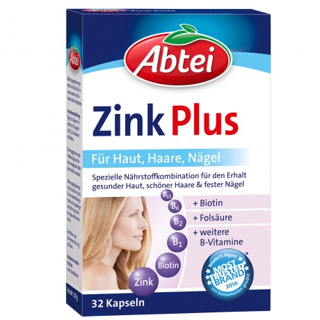 Abtei (Абтай) Zink Plus Nahrstoff 32 шт