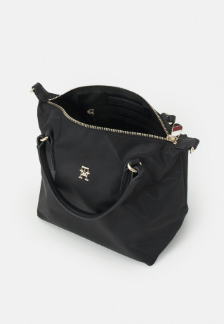 Tommy Hilfiger POPPY SMALL TOTE Across body bag black POPPY SMALL TOTE Сумка через плечо черный