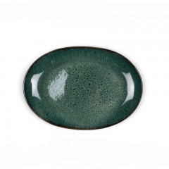 Bitz Bitz Gastro black / green Platte oval 36x25 cm Bitz Gastro блюдо овальное чёрно-зелёное 36x25 см
