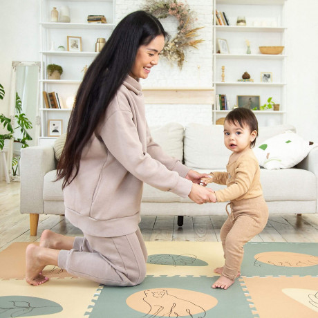 Hakuna Matte XXL Puzzlematte fur Babys – Jungle Sunset Puzzlematten Коврик-пазл XXL для малышей