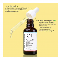 Geek & Gorgeous Porefectly Clear Serum Сыворотка для лица с салициловой кислотой 2%, от акне и черных точек, для жирной и комбинированной кожи, 30 мл