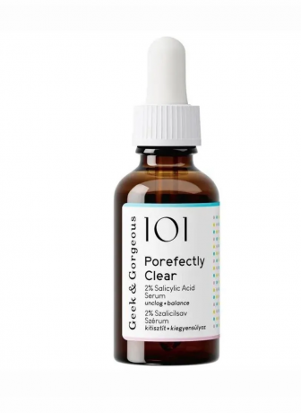 Geek & Gorgeous Porefectly Clear Serum Сыворотка для лица  с салициловой кислотой 2%, от акне и черных точек, для жирной и комбинированной кожи, 30 мл
