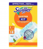 Swiffer Staubmagnet Fresh and clean aroma Starter kit 1 ручка + 3 сменные салфетки-насадки с ароматом чистоты и свежести, стартовый комплект для удаления пыли