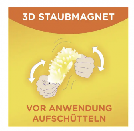 Swiffer 3D SET: Staubmagnet XXL 1st + Tucher Nachfullpack 5St x 5packs (25st), Swiffer щетка для пыли с насадками для дома (Германия), набор 1 щетка + 26 сменных насадок (5х5 + 1), антистатический эффект, 3D Clean