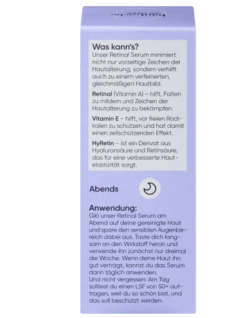 hautsache Retinal Serum 30 ml, Сыворотка для лица антивозрастная от морщин, ночная с ретиналом 0,1% и витамином Е, обновление и выравнивание тона, 30мл 