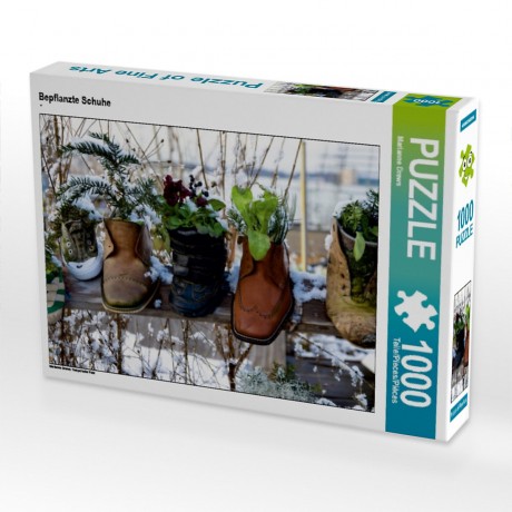 CALVENDO Puzzle CALVENDO Puzzle Bepflanzte Schuhe Пазл CALVENDO Puzzle Саженцы