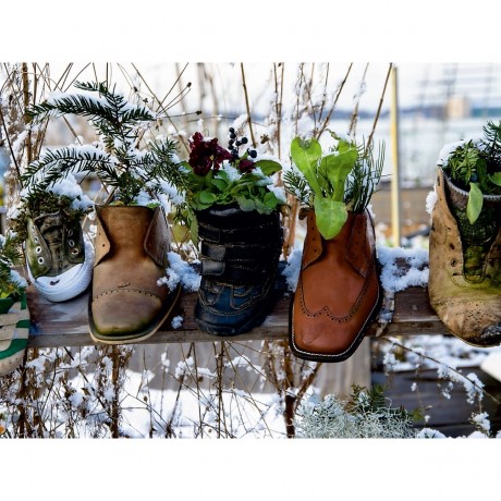 CALVENDO Puzzle CALVENDO Puzzle Bepflanzte Schuhe Пазл CALVENDO Puzzle Саженцы