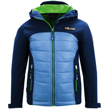 TROLLKIDS Kinder Hybrid Softshelljacke LYSEFJORD Детская гибридная куртка софтшелл LYSEFJORD