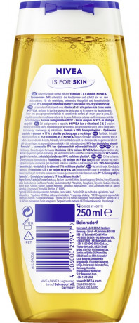 NIVEA Duschgel Summer Happiness, 250 ml, Нивеа Гель для душа с культовым ароматом NIVEA Sun, витамины C и E, алоэ вера, увлажнение, 250 мл