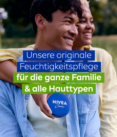 NIVEA Creme, 400 ml, Нивеа Классический крем в банке, пантенол и ланолин, глубокое питание, для всей семьи, 400 мл