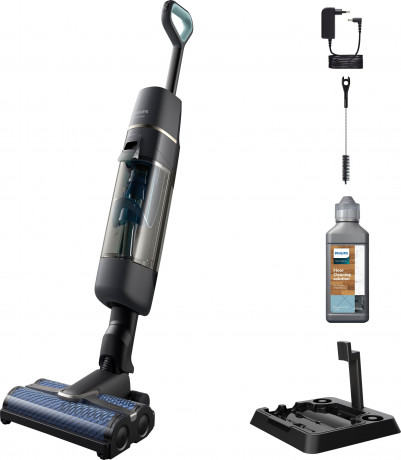 Philips Philips Nass-Trocken-Akkusauger AquaTrio Cordless 7000 Series, Saugen und Wischen in einem Zug, beutellos, XW7110/01  Беспроводной пылесос Philips для влажной и сухой уборки AquaTrio Cordless 7000 Series, уборка пылесосом и мытье полов за один раз
