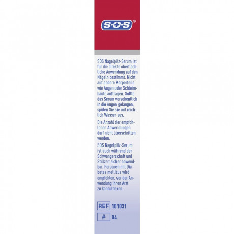SOS Nagelpilz-Serum Quick and Easy, 5 ml, SOS Сыворотка от грибка ногтей Quick and Easy, быстрое проникновение, 5 мл