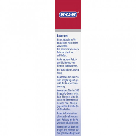 SOS Nagelpilz-Serum Quick and Easy, 5 ml, SOS Сыворотка от грибка ногтей Quick and Easy, быстрое проникновение, 5 мл