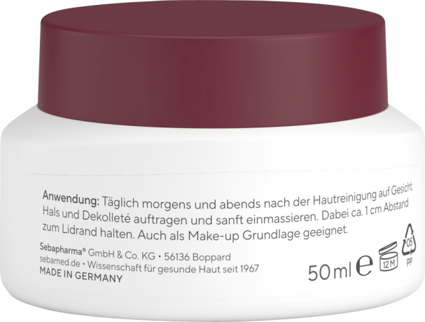 SEBAMED Anti-Aging Aufbau-Creme, 50 g, Себамед Антивозрастной крем для лица, Q10, гиалуроновая кислота, укрепление кожи, 50 г
