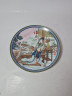 Художественная декоративная тарелка винтажная Imperial Jingdezhen Poreclain, Императорский фарфор, разноцветный декор "Девушка в национальном костюме", в заводской коробке, 22 см, Китай, 1986г.