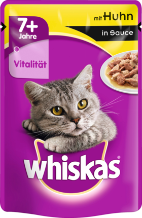 Whiskas Влажный корм Для кошек 7+ Курица в Соусе, 100 г