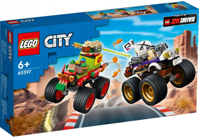 LEGO City 60397 Monstertruck Kombiset Конструктор Лего Сити Гонка на монстр-траках