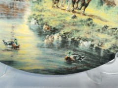 Furstenberg, Коллекционная Тарелка, ограниченный тираж, репродукция картины Герберта Изенберга &quot;У ветряной мельницы&quot;, 19,5 см, Германия 1988г.