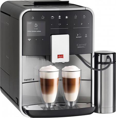 Melitta Melitta Kaffeevollautomat Barista TS Smart F 86/0-100, Edelstahl, Hochwertige Front aus Edelstahl, 21 Kaffeerezepte  8 Benutzerprofile  Полностью автоматическая кофемашина Melitta Barista TS Smart F 86/0-100, нержавеющая сталь, высококачественная 