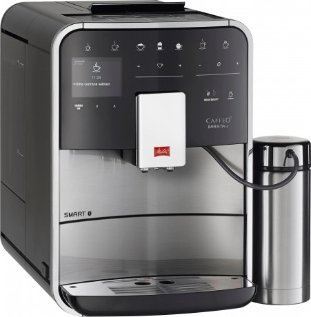 Melitta Melitta Kaffeevollautomat Barista TS Smart F 86/0-100, Edelstahl, Hochwertige Front aus Edelstahl, 21 Kaffeerezepte  8 Benutzerprofile  Полностью автоматическая кофемашина Melitta Barista TS Smart F 86/0-100, нержавеющая сталь, высококачественная 