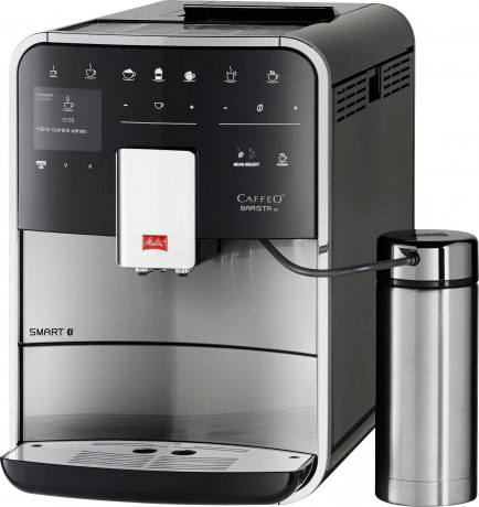 Melitta Melitta Kaffeevollautomat Barista TS Smart F 86/0-100, Edelstahl, Hochwertige Front aus Edelstahl, 21 Kaffeerezepte  8 Benutzerprofile  Полностью автоматическая кофемашина Melitta Barista TS Smart F 86/0-100, нержавеющая сталь, высококачественная 