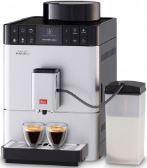 Melitta Melitta Kaffeevollautomat Passione One Touch F53/1-101, silber, One Touch Funktion, tassengenau frisch gemahlene Bohnen  Полностью автоматическая кофемашина Melitta Passione One Touch F53/1-101, серебристый, функция оного касания, свежемолотые зер