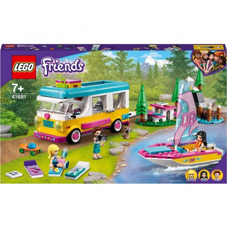 LEGO Friends 41681 Wohnmobil- und Segelbootausflug ЛЕГО Лесной дом на колесах и парусная лодка