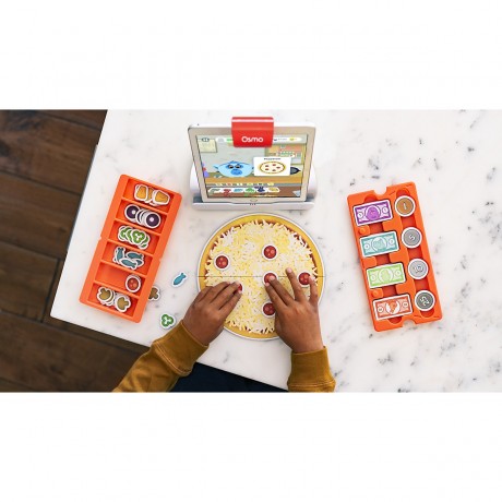 Osmo Lernspielzeug Pizza Co. Starter Kit fur iPad und Fire-Tablet spielend lernen Развивающие игрушки Pizza Co. Starter Kit для iPad и планшета Fire Учитесь