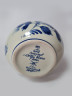 Delft Blue Holland Ваза с цветочным рисунком в синих тонах, дельфтский фарфор, 13,5см x 10см, Голландия, 1960-70гг.