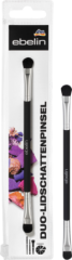 ebelin Двойная кисточка для нанесения теней для век, 1 st
