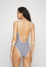 Tommy Hilfiger ONE PIECE Swimsuit indigo blue/ white ONE PIECE Купальник синий индиго/белый