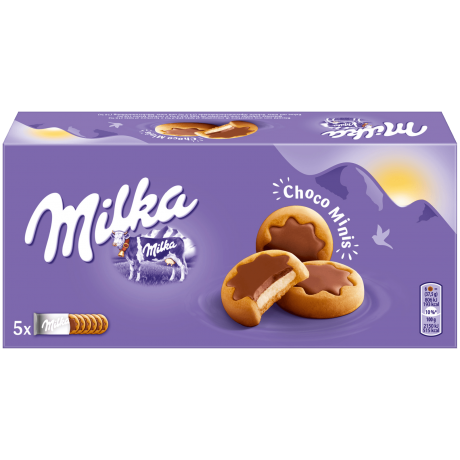 Milka Choco Minis Мини печенье с кусочками шоколада 185г