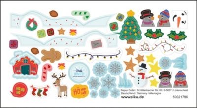 SIKU SIKU Super 6505 Bastelset style my siku VW T5 Snowman Набор для рукоделия SIKU Super 6505 в стиле my siku VW T5 Snowman