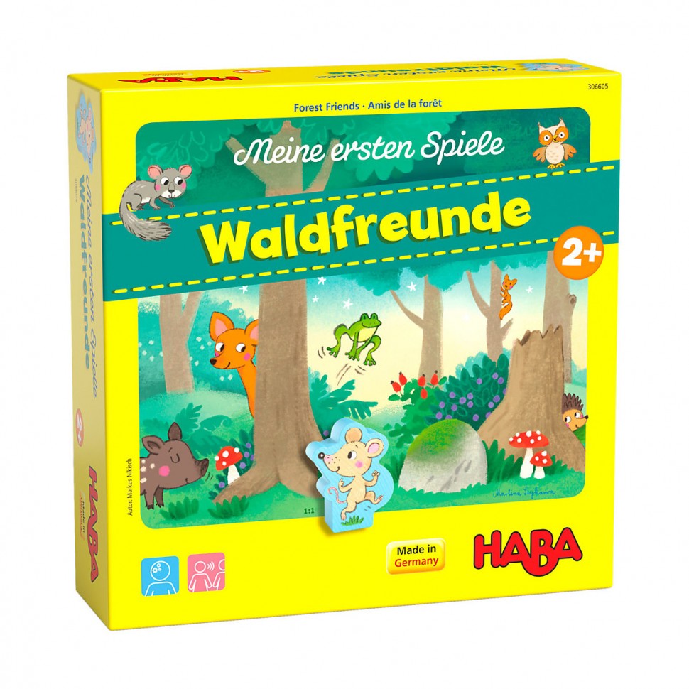 Купить Haba Meine ersten Spiele – Waldfreunde Мои первые игры — лесные  друзья в интернет-магазине Diskontshop.eu Германия всего за 2 998 руб. в