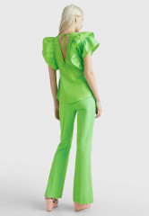 Tommy Hilfiger RUFFLED REGULAR FIT  Blouse spring lime Блуза REGULAR FIT С РЯБЯМИ весенняя известь