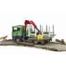 Bruder BRUDER 03524 Scania R-Serie Holztransport LKW mit Ladekran 1:16 Лесовоз BRUDER 03524 Scania R-Series с краном-манипулятором 1:16