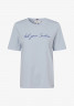 Tommy Hilfiger Print T-shirt hellblau футболка с принтом Светло-синий