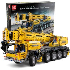 MOULD KING Klemmbausteineset Mobilkranwagen Комплект зажимных блоков для автокранов