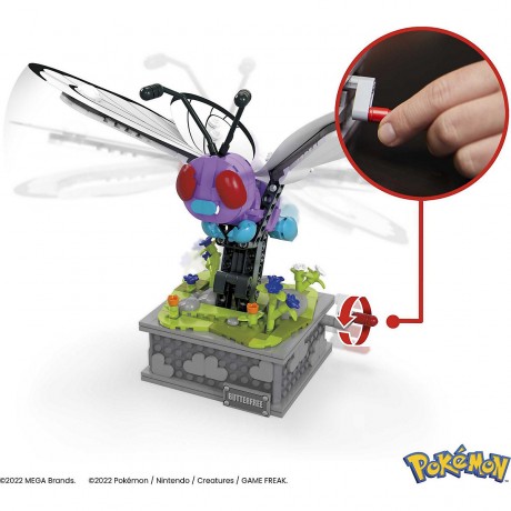 Mattel Pokemon Motion Smettbo bewegliches Bauset Подвижный строительный набор Pokemon Motion без масла