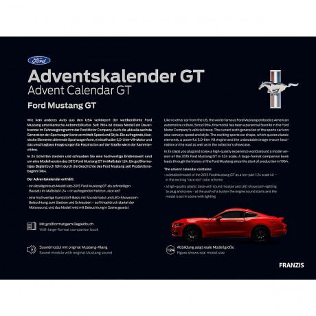 FRANZIS Adventskalender Ford Mustang Адвент-календарь Форд Мустанг