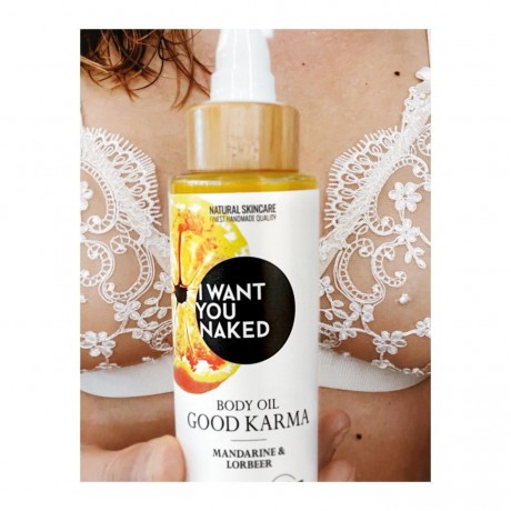 I WANT YOU NAKED BODY OIL GOOD KARMA  МАСЛО ДЛЯ ТЕЛА ХОРОШАЯ КАРМА