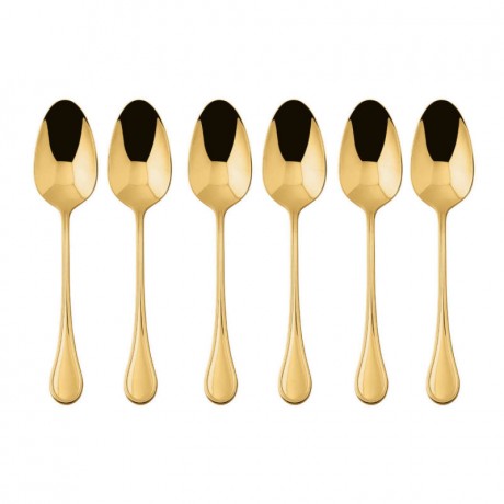 Sambonet Sambonet Royal - Edelstahl / PVD Gold Mokkaloffel Set 6-tlg. Sambonet Royal - набор ложек для мокко из нержавеющей стали / золота с PVD-покрытием, 6 предм.