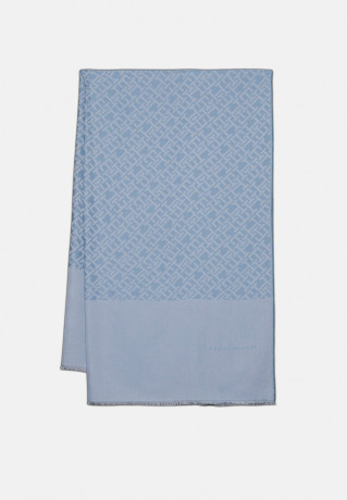 Tommy Hilfiger CONTEMPORARY SCARF MONO Scarf breezy blue СОВРЕМЕННЫЙ ШАРФ МОНО Шарф свежий синий