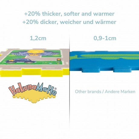 Hakuna Matte Puzzlematte fur Babys – Dinosauriersafari Puzzlematten Детский коврик-пазл