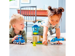 Lego Polizeistation mit Hubschrauber Полицейский участок с вертолетом